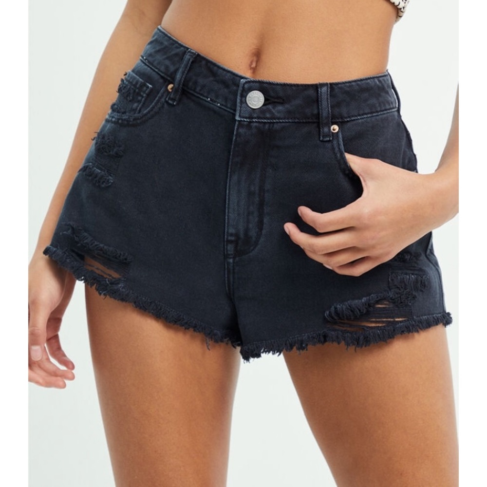 Pacsun Black Jean Denim Shorts